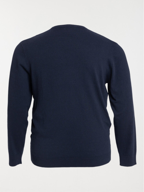 Pull marine grande taille homme