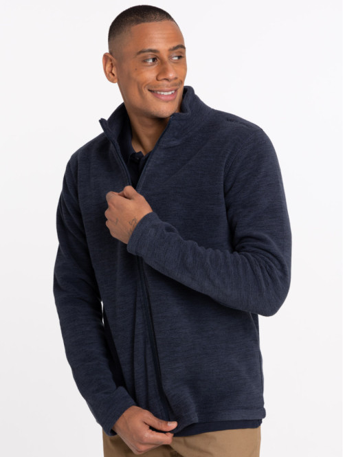 Sweat polaire marine homme