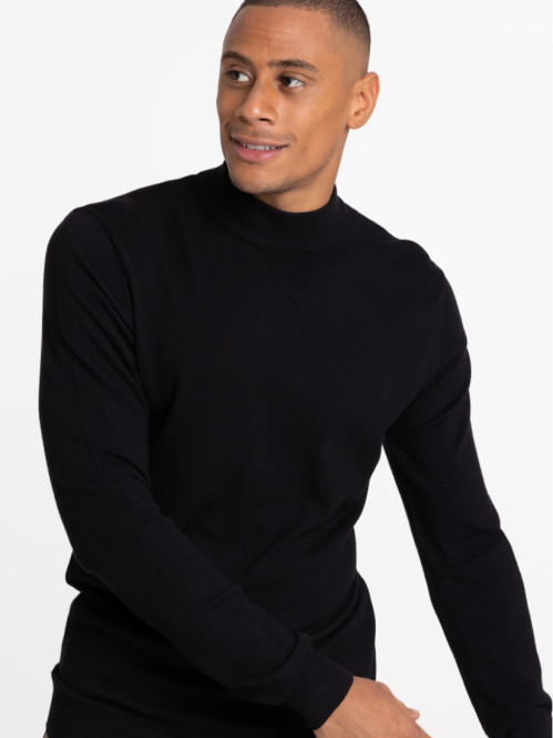 Col montant noir femme outlet