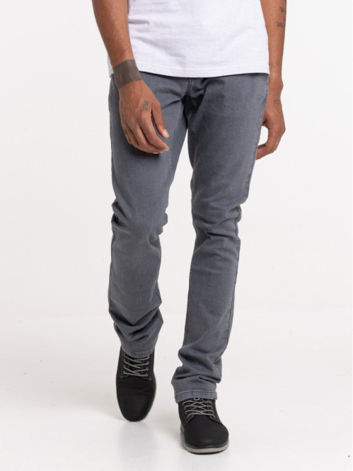 Jean straight gris homme