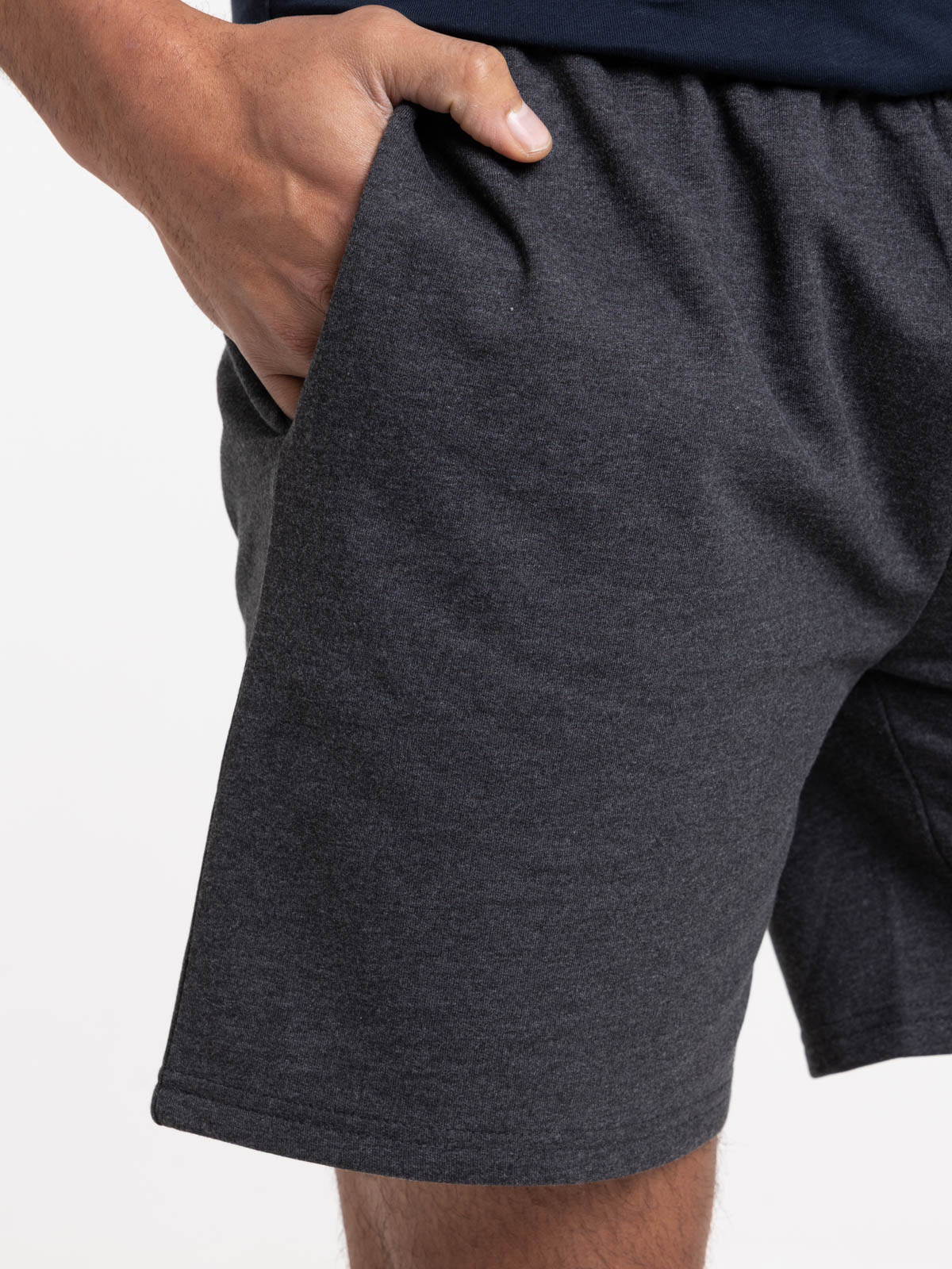 Short basique gris anthracite homme