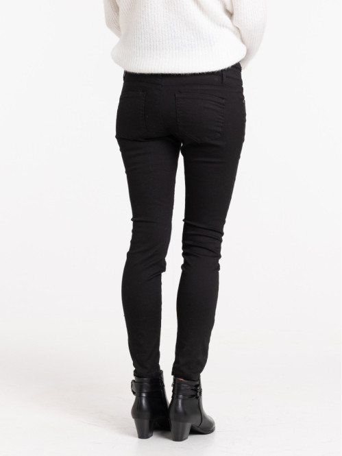 Pantalon skinny maternité noir