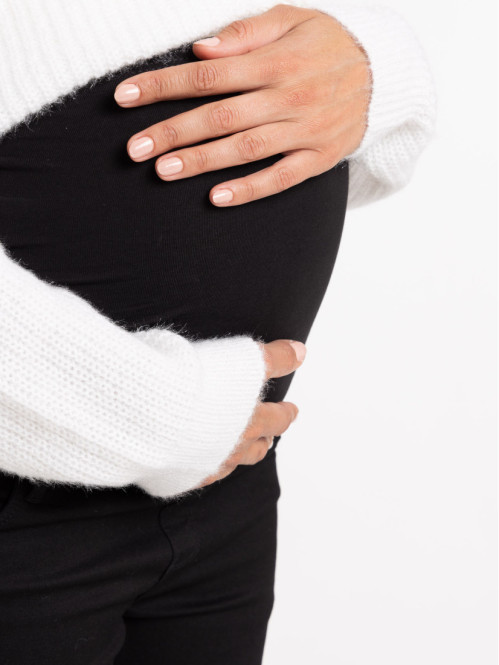 Pantalon skinny maternité noir