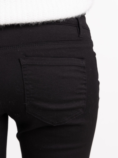 Pantalon skinny maternité noir