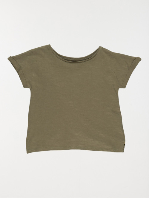 T-shirt kaki clair fille (10-16A)