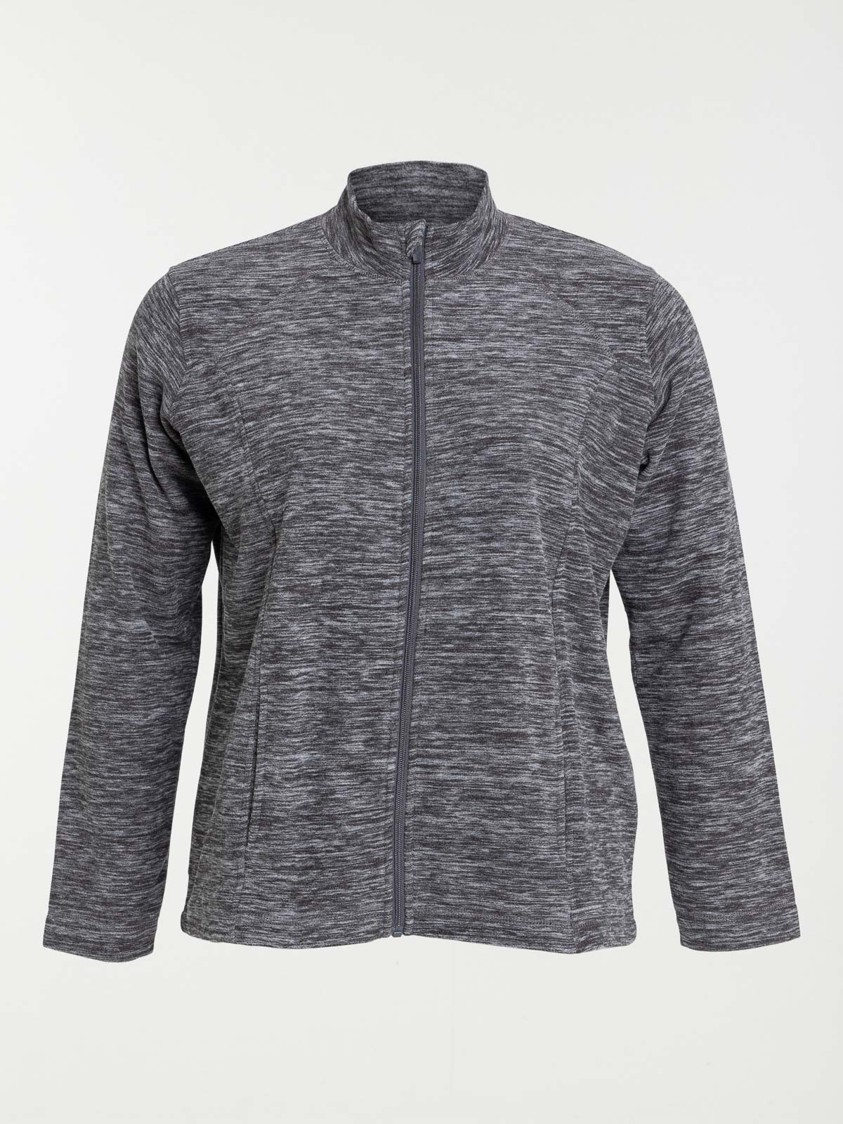Sweat polaire zippé grande taille femme