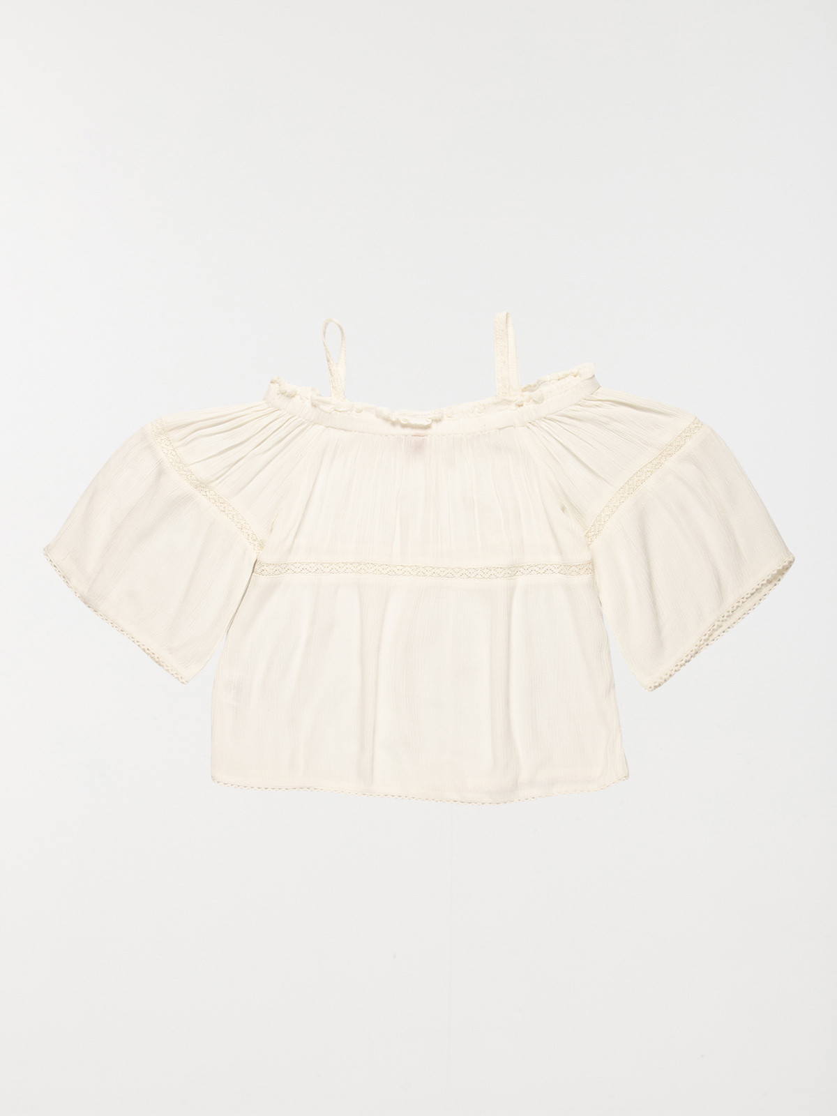 Blouse bretelles dentelle fille (10-16A)