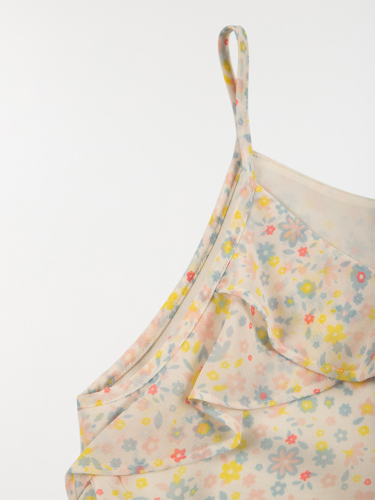 Top à bretelles imprimé fille (10-16A)