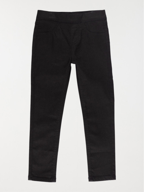 Jegging noir fille (3-12A)