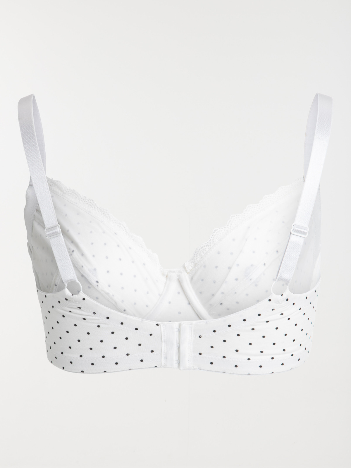 Soutien-gorge blanc imprimé femme