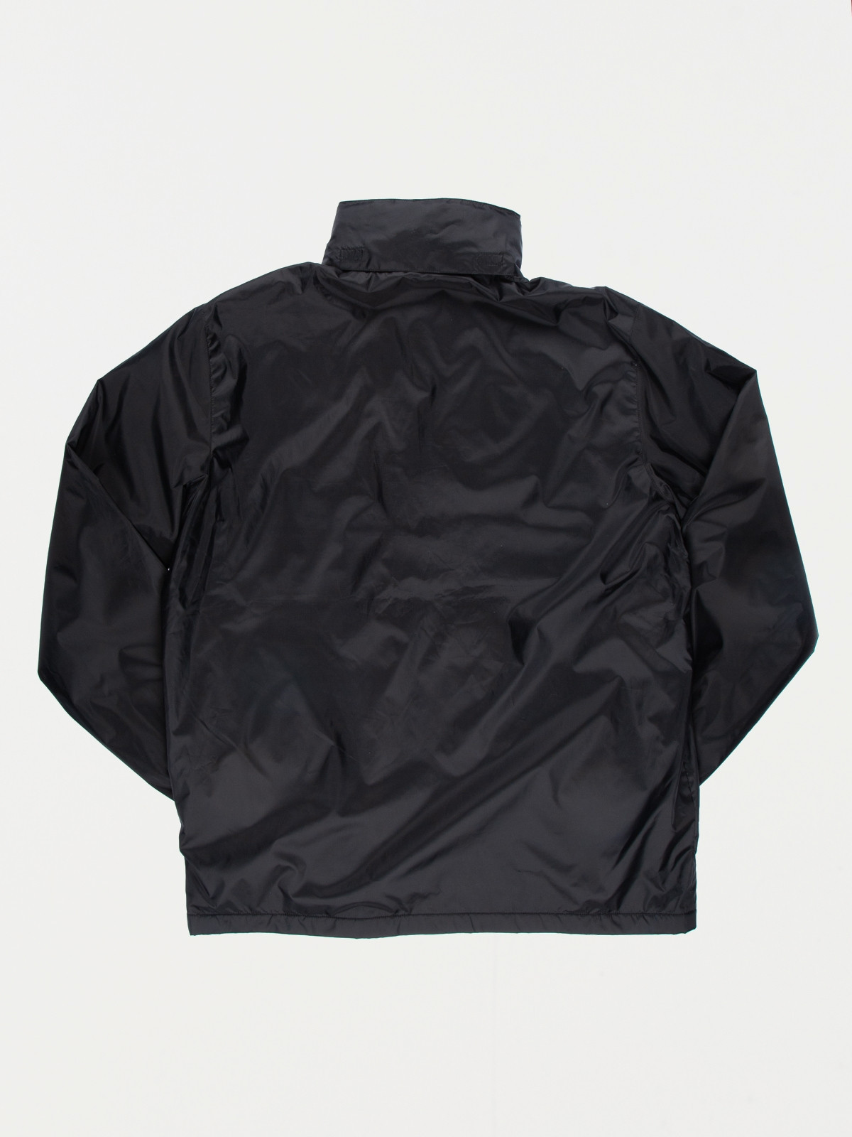 Coupe-vent noir doublé polaire adulte