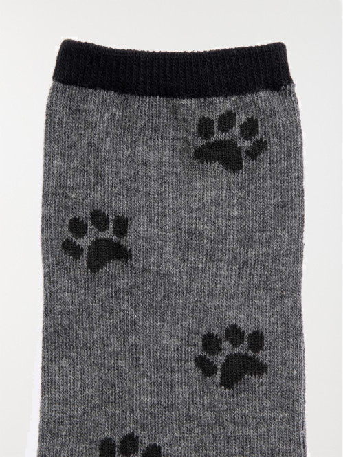 Lot 3 paires chaussettes chat femme