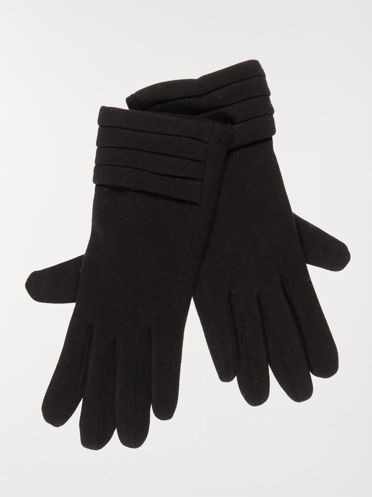 Gants noirs tactile femme