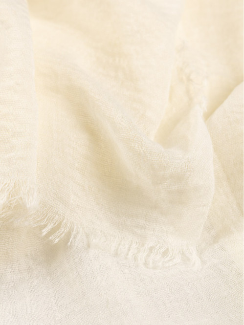 Foulard écru femme