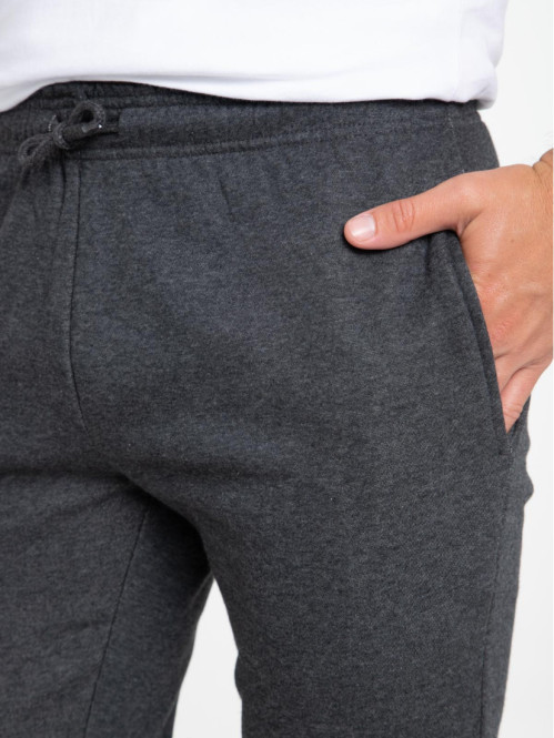 Pantalon sport gris anthracite chiné