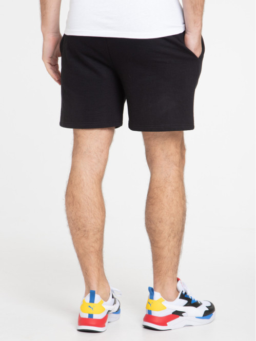 Short basique noir homme