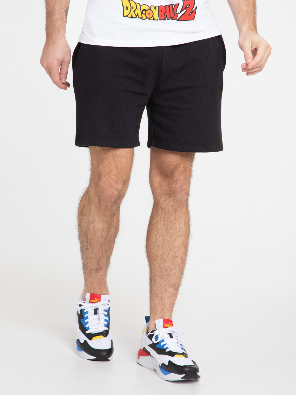 Short basique noir homme