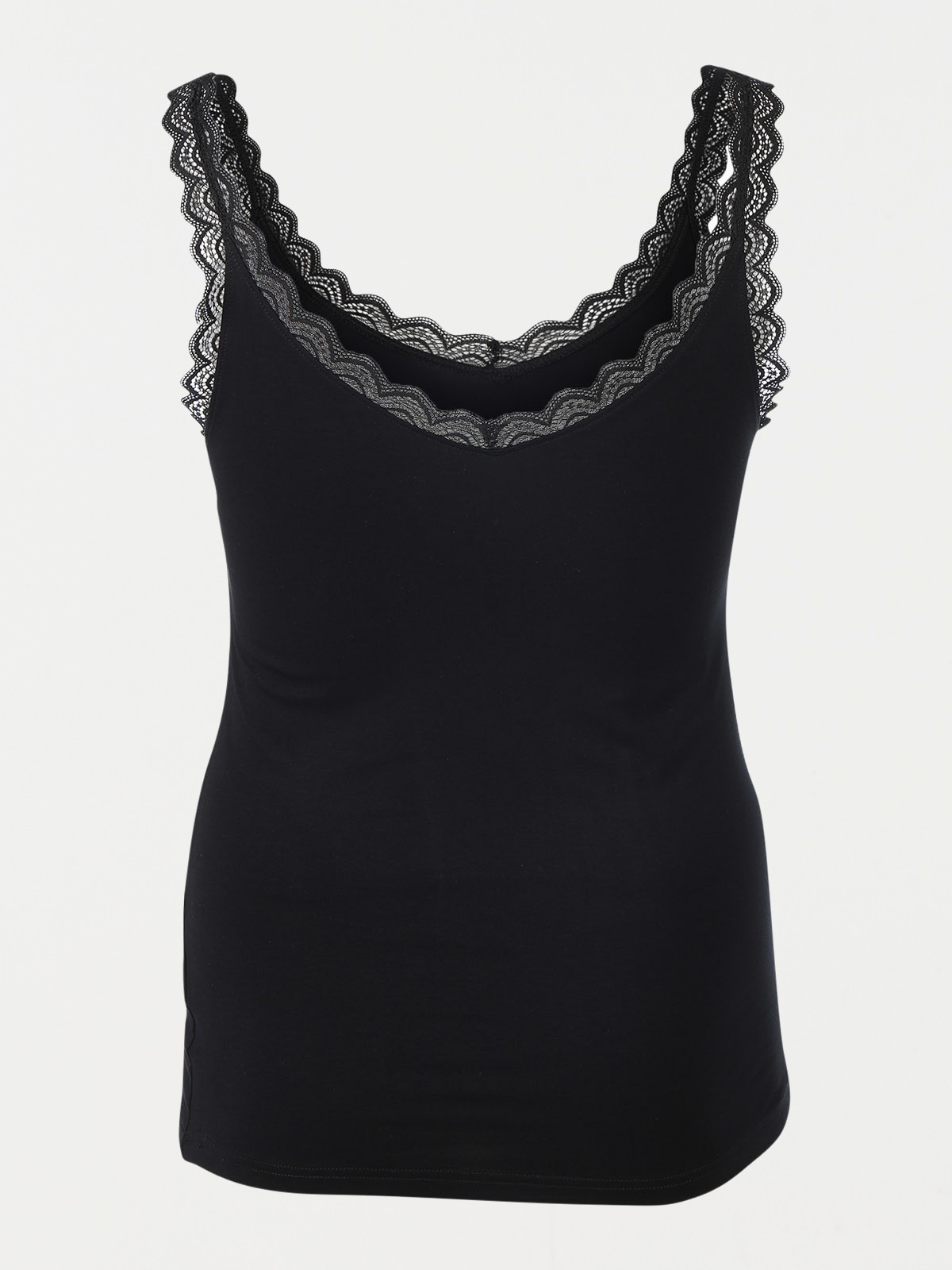 Débardeur noir grande taille femme