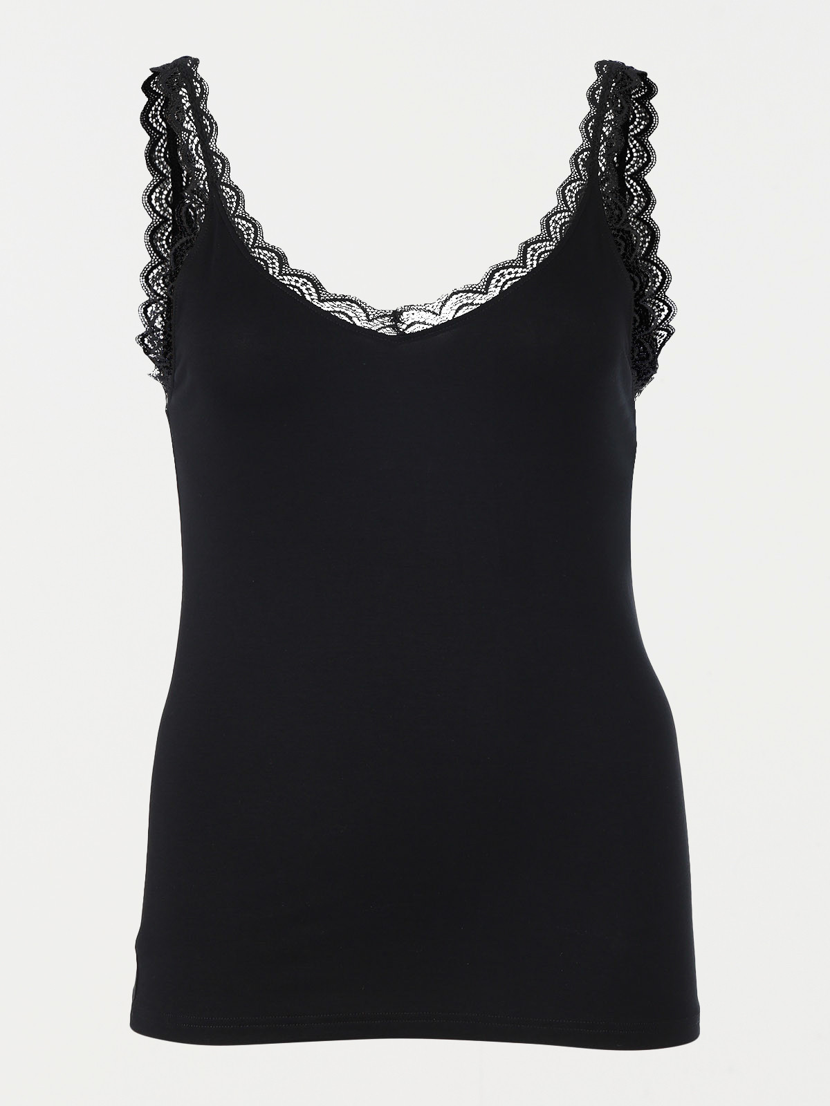 Débardeur noir grande taille femme