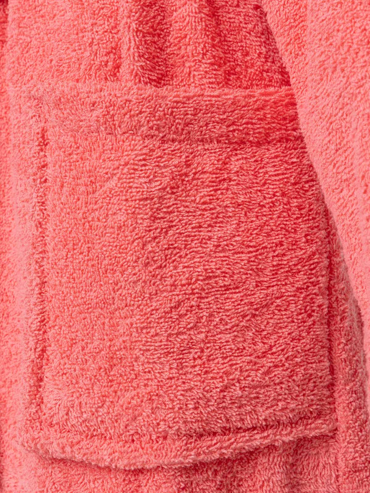 Peignoir adulte pêche col châle