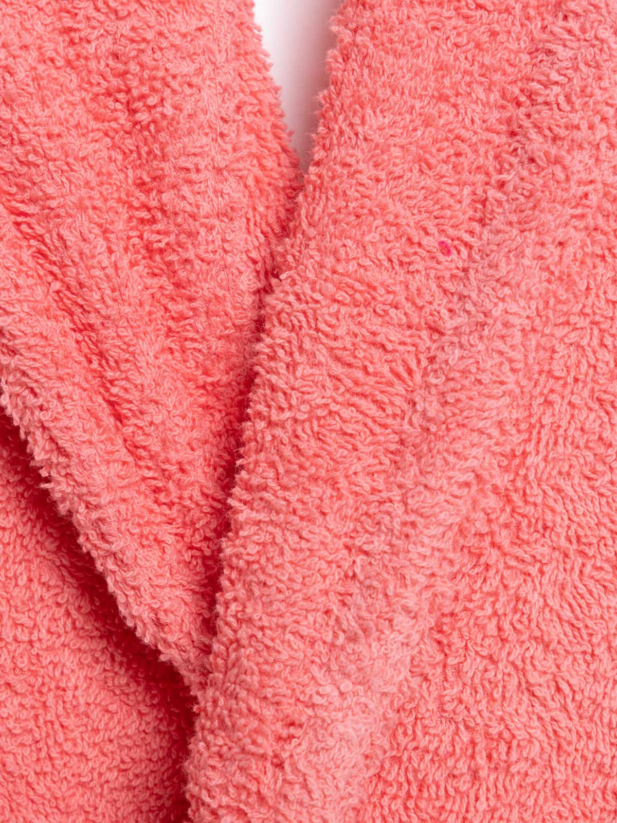 Peignoir adulte pêche col châle