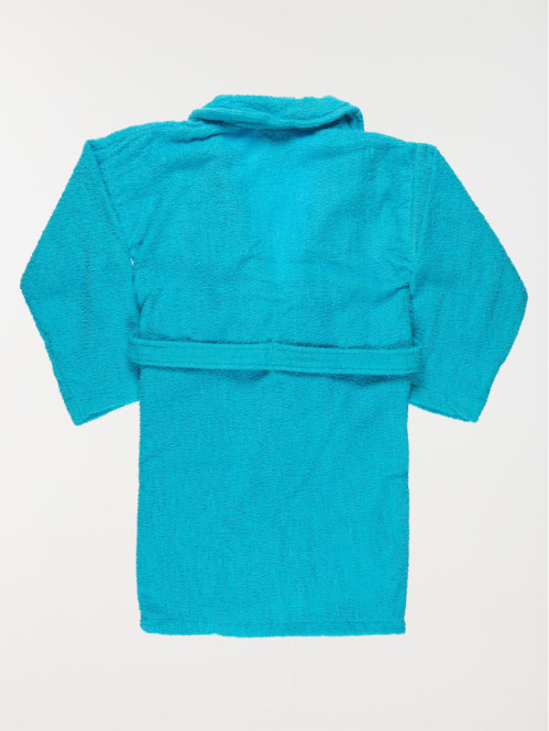 Peignoir enfant uni col châle