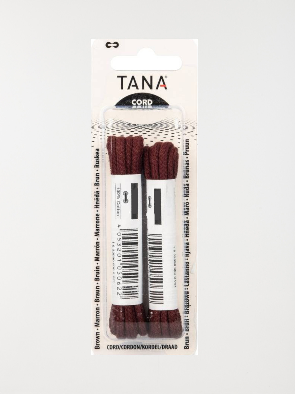 Lacets cordonnets 75 cm marron