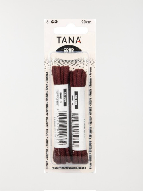 Lacets cordonnets 90 cm marron