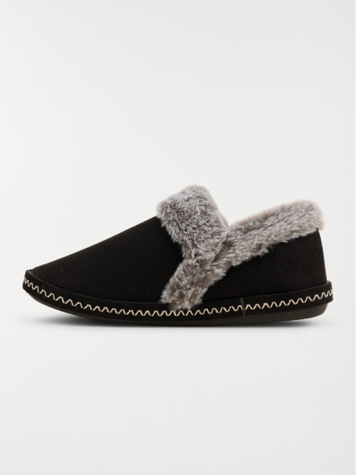 Pantoufles noires femme (36-41)