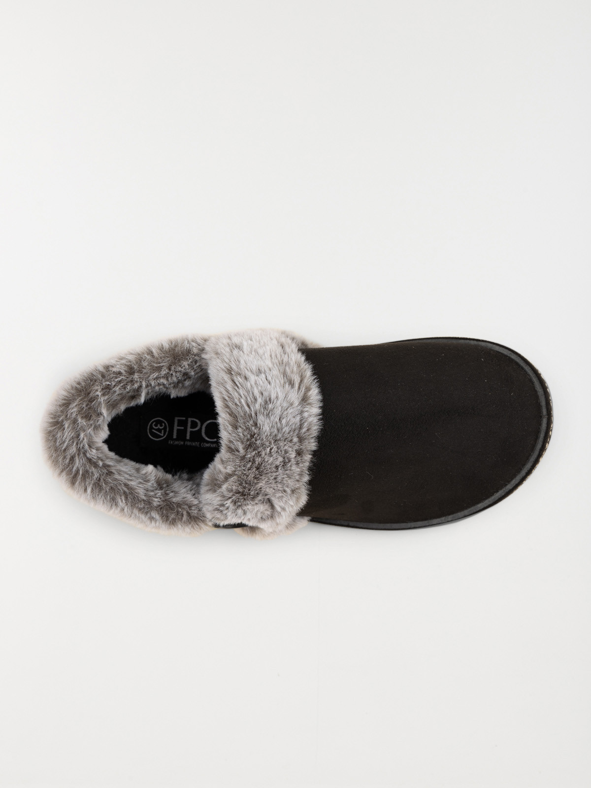 Pantoufles noires femme (36-41)