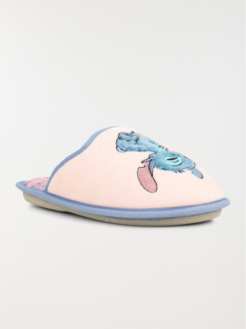 Mule femme Stitch rose (36-41)