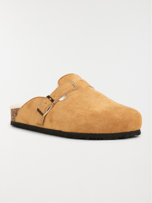 Mules plates femme beige (37-42)