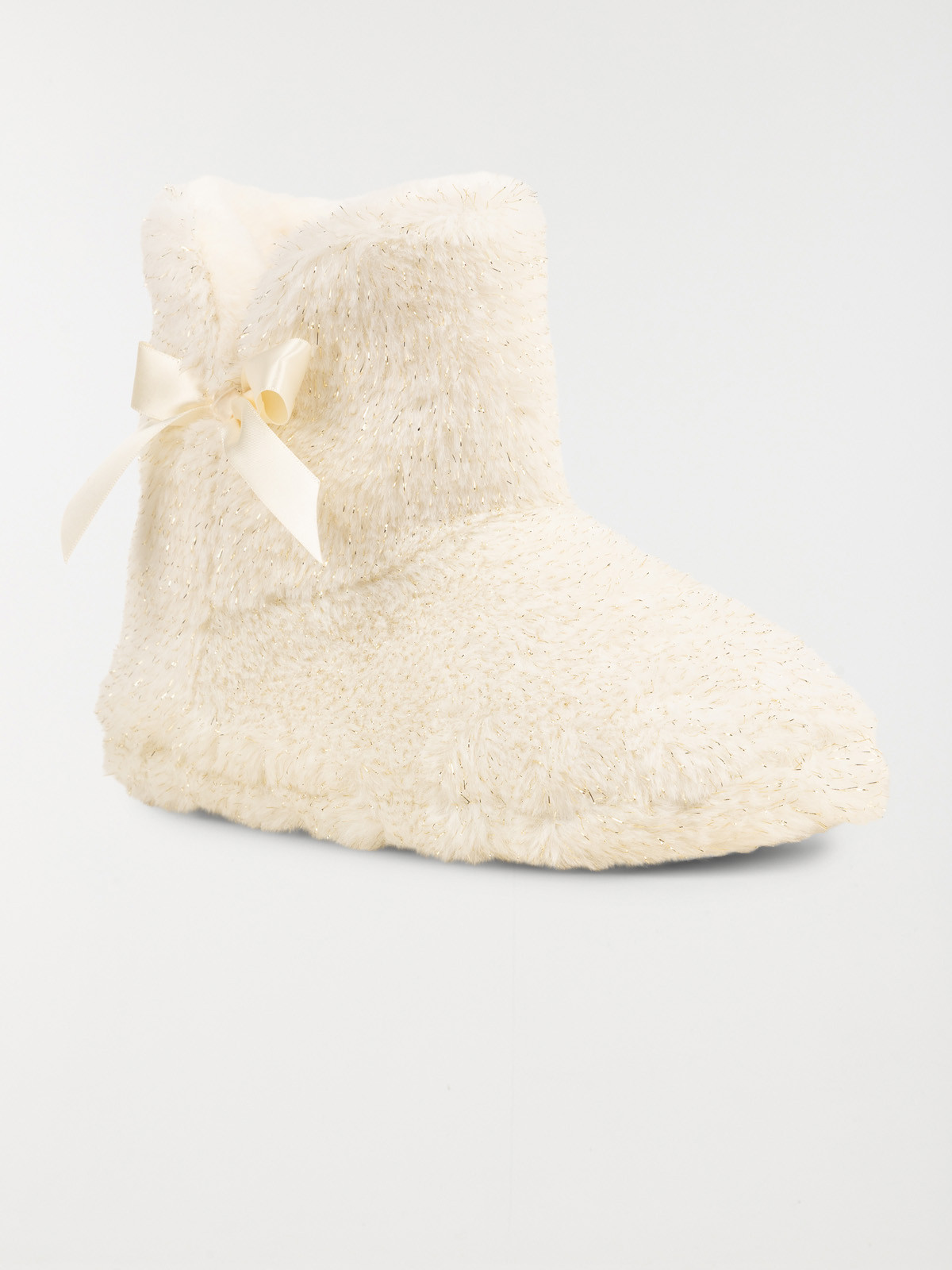 Chausson botte noeud femme beige (36-41) Chausson botte noeud femme beige (36-41)