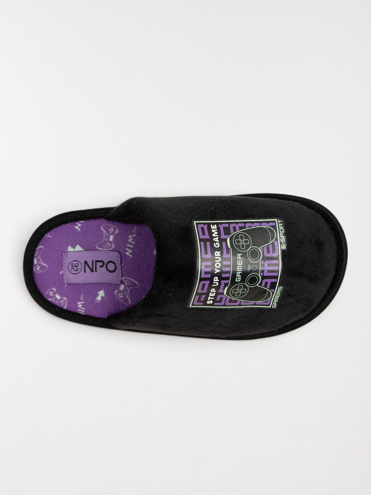 Chaussons mules jeu vidéo garçon (32-39) Chaussons mules jeu vidéo garçon (32-39)