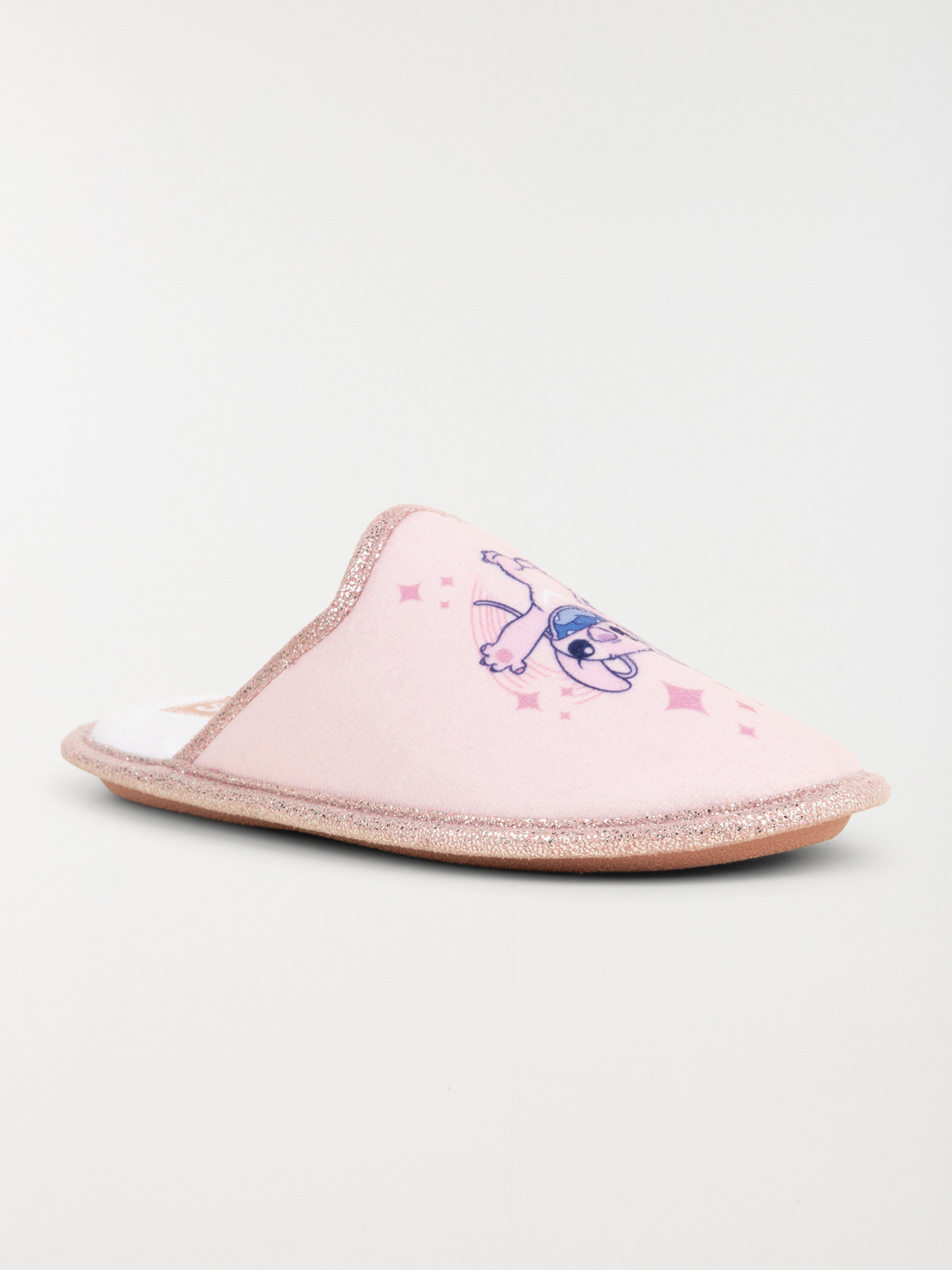 Chausson mule Stitch rose fille (31-35) Chausson mule Stitch rose fille (31-35)