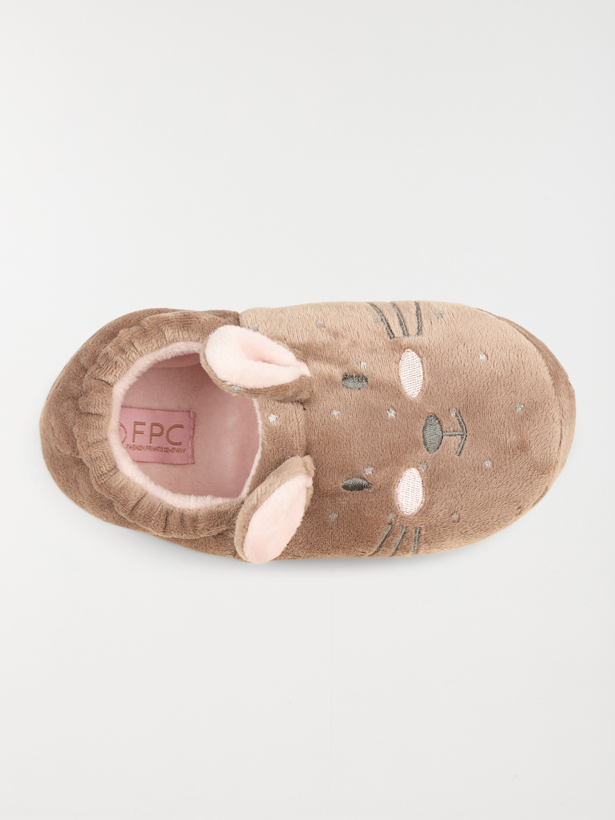 Chausson lapin fille marron (31-35) Chausson lapin fille marron (31-35)