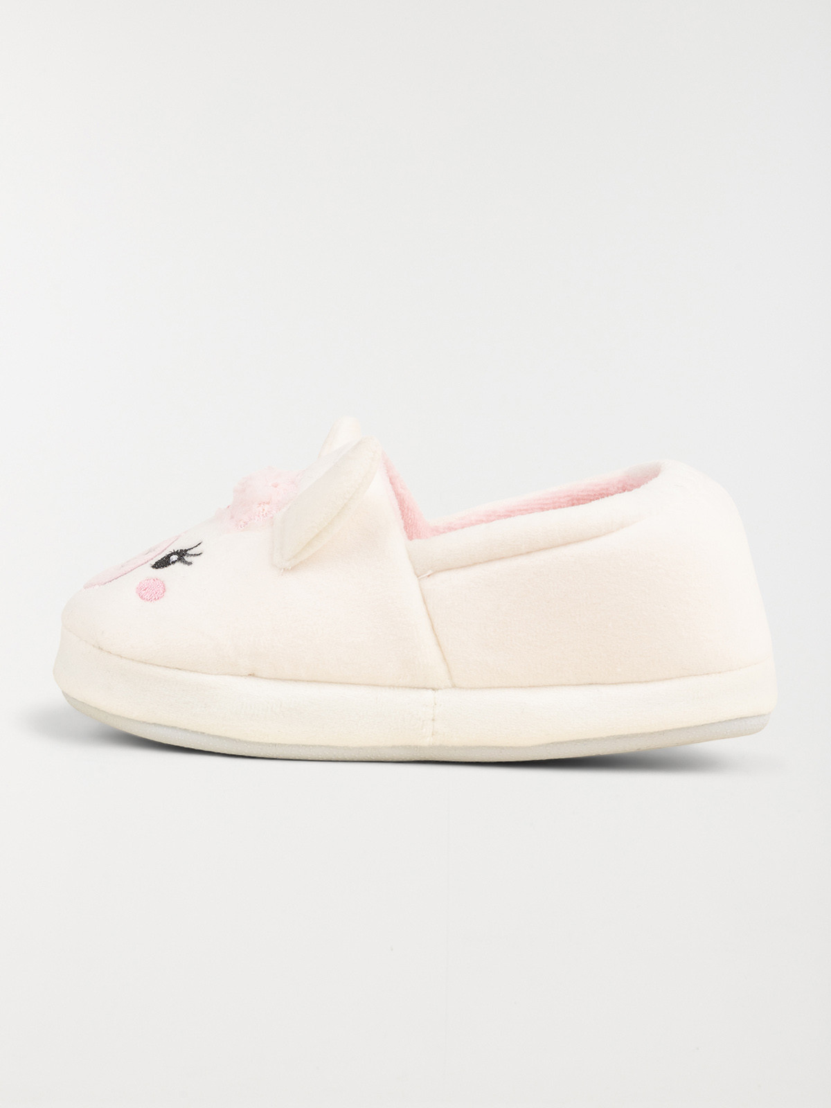 Chaussons lama 3D blanc fille (31-35)