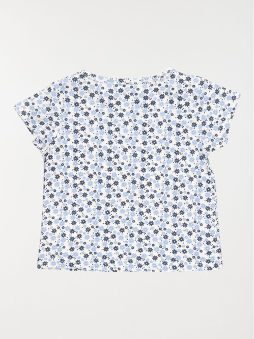 T-shirt fille imprimé fleuri (3-24M)