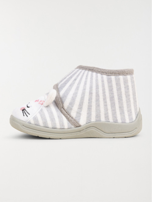 Chaussons montants lapin fille (19-24)
