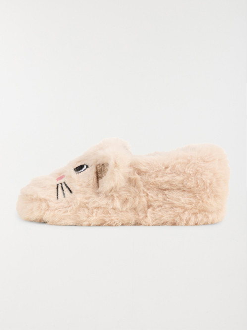 Chausson animal beige fille (24-30) Chausson animal beige fille (24-30)