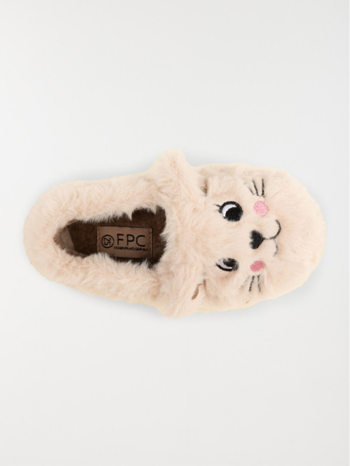 Chausson animal beige fille (24-30) Chausson animal beige fille (24-30)