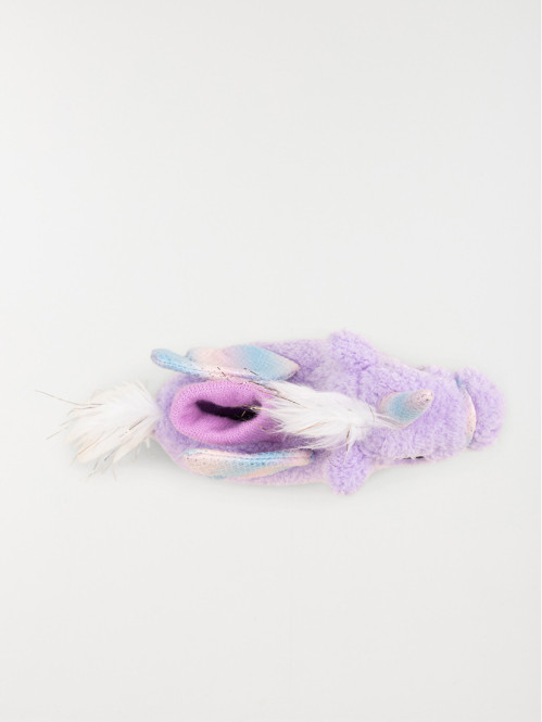 Chaussons licorne lilas...