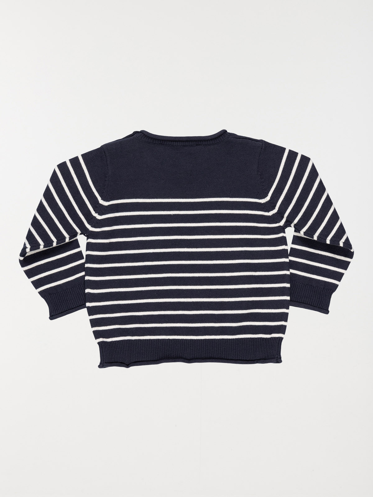 Pull marine rayé garçon (3-36M) Pull marine rayé garçon (3-36M)