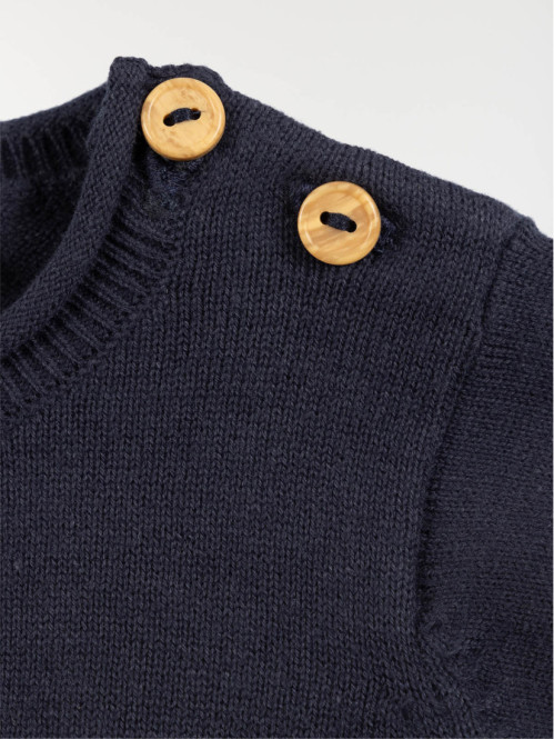 Pull marine rayé garçon...