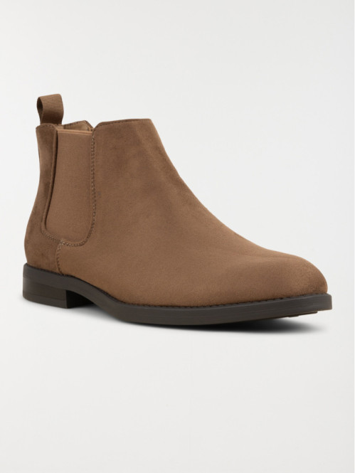 Bottines coloris beige...