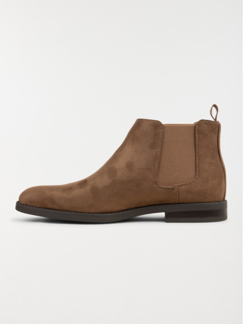 Bottines coloris beige...