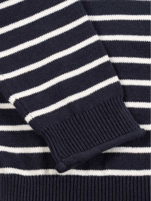 Pull marine rayé garçon...