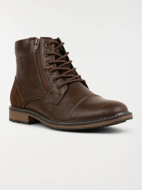 Bottines homme zips et...