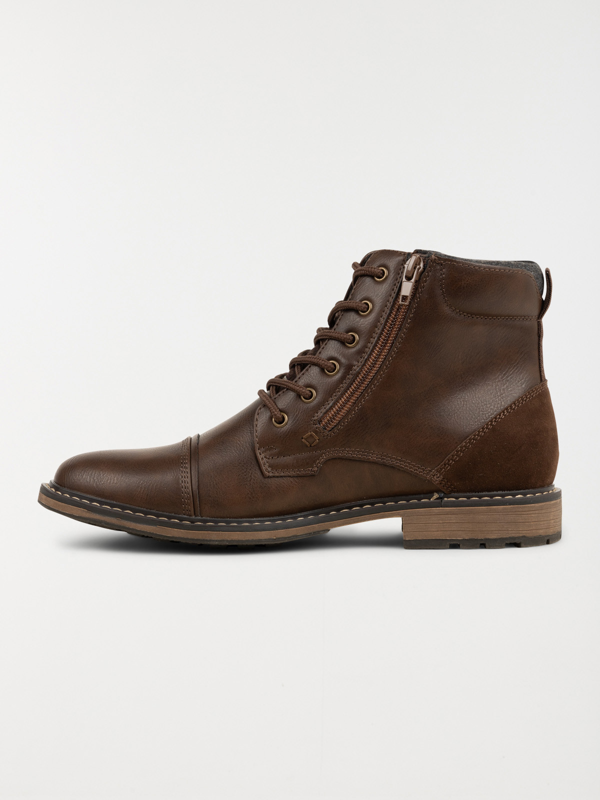 Bottines homme zips et lacets (40-46)