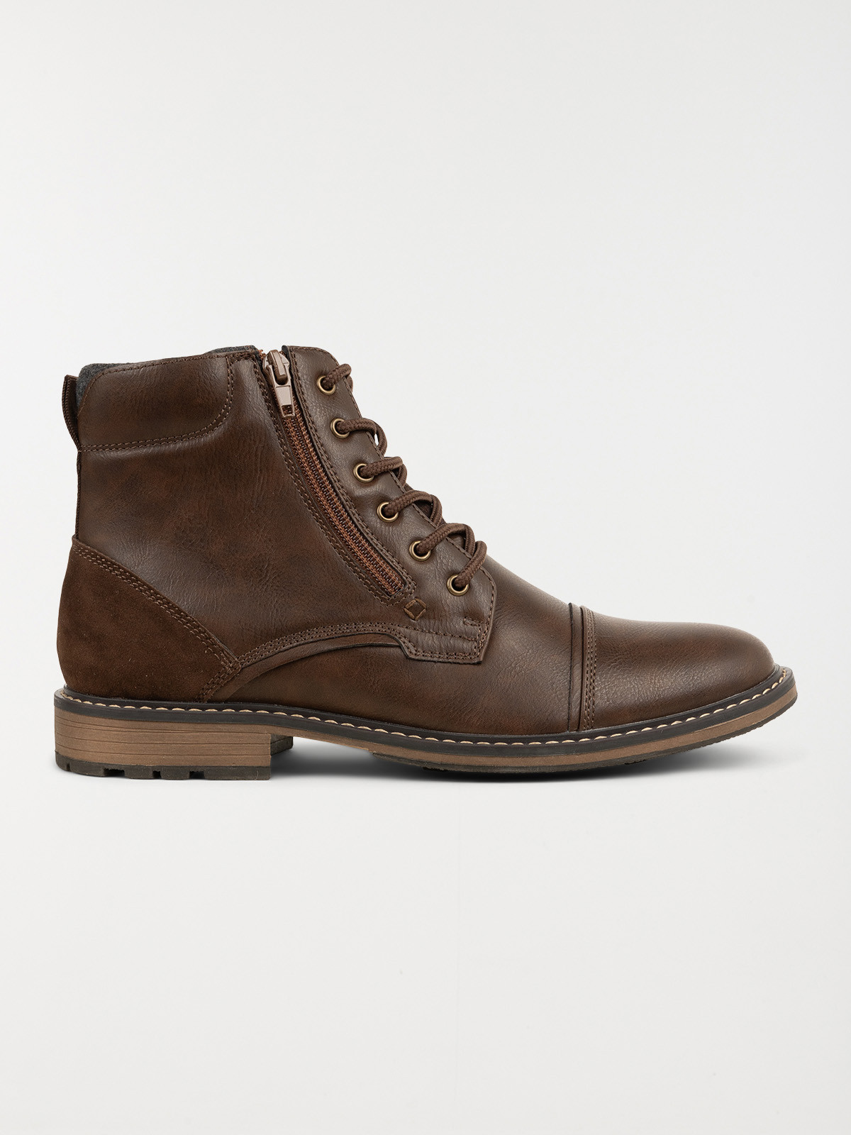 Bottines homme zips et lacets (40-46)
